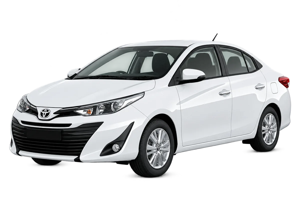 Toyota Yaris, representative vehicle; or similar may be supplied