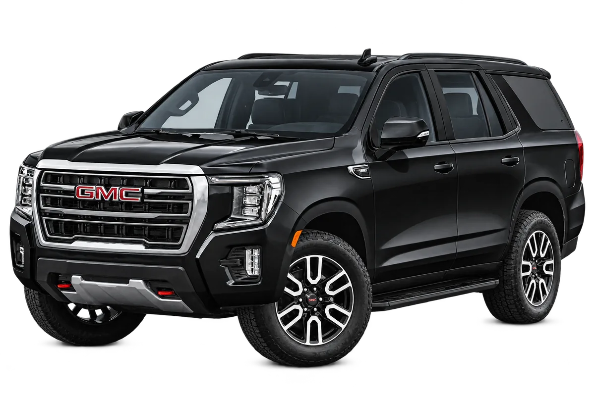 GMC Yukon, representative vehicle; or similar may be supplied