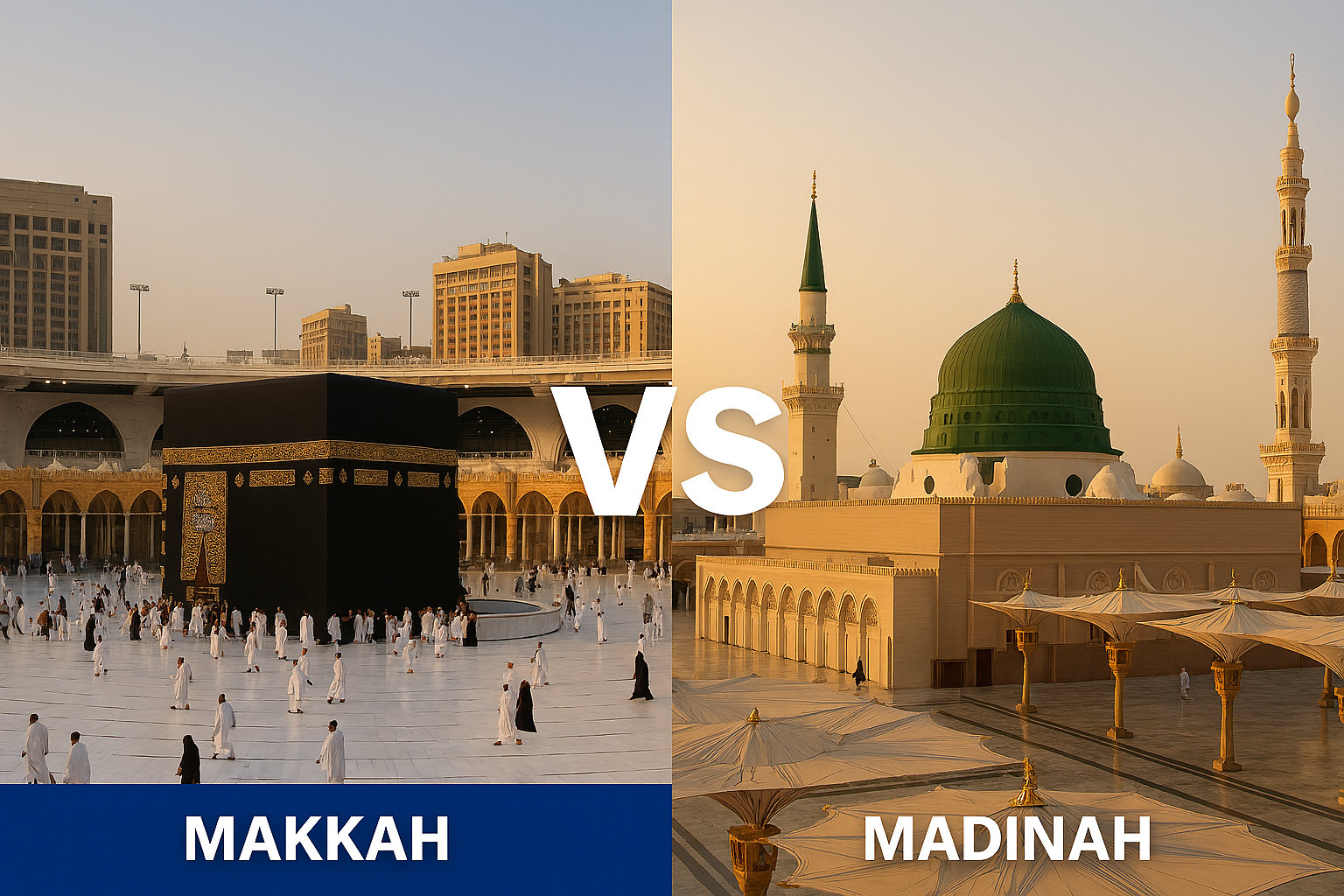 Makkah and Madinah Ziyarah Tours and Airport Taxi Pickups - Comparison - Itinerary