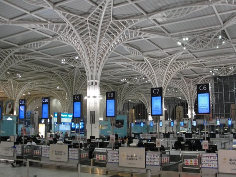 Interior of Prince Mohammad Bin Abdulaziz International Airport, Madinah