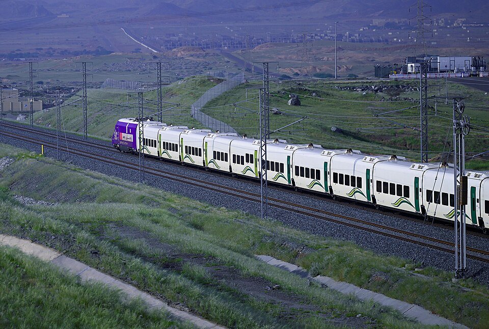 Haramain High Speed Rail train serving Makkah and Madinah