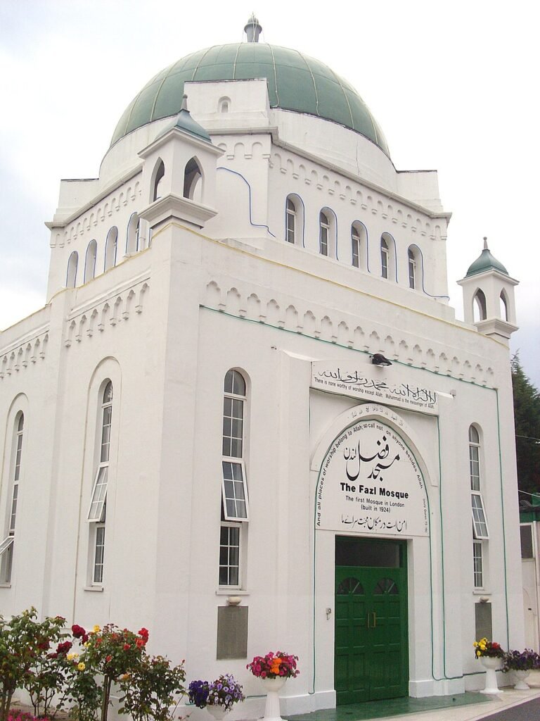 A UK mosque community group preparing for a trip