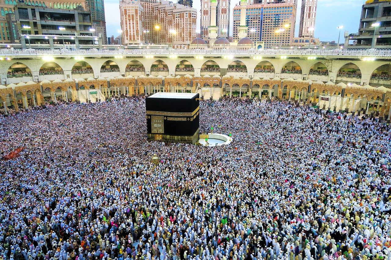 The Kaaba in Makkah during Hajj season, the goal of the Dhul Hijjah countdown