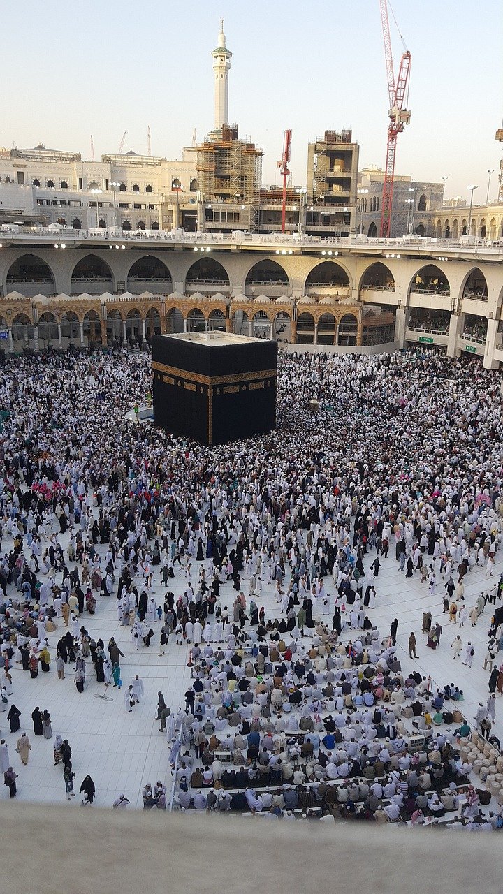 The Kaaba at Masjid al-Haram, the destination pilgrims budget their Hajj transport around