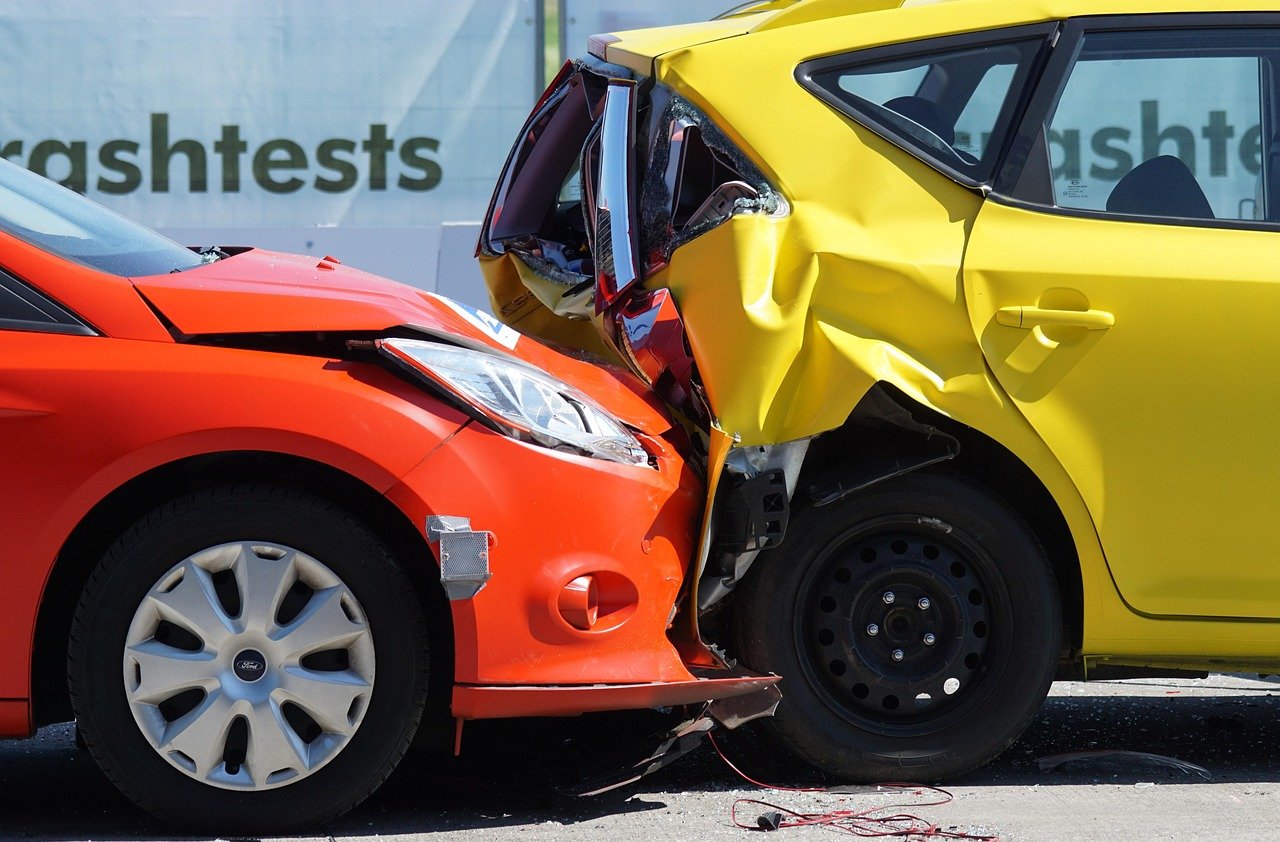 Car insurance and claim documentation representing liability cover