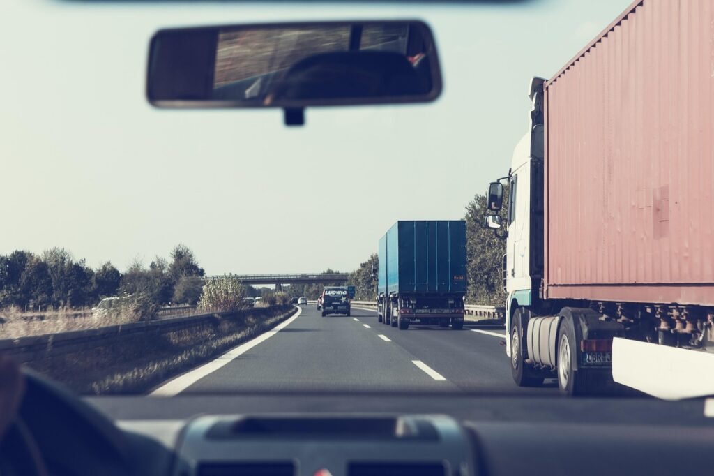Highway toll road representing payment considerations for Saudi intercity transport