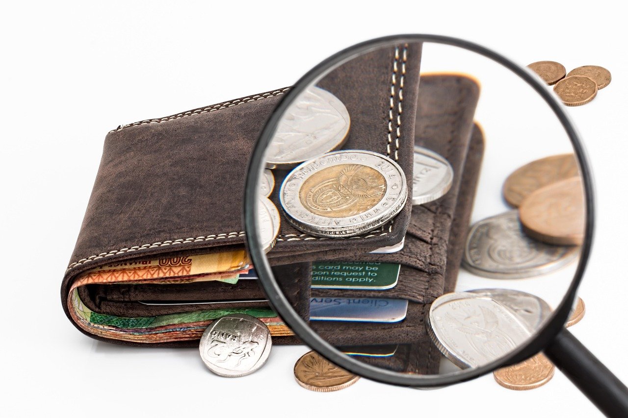 Wallet with cash representing payment for a transport booking