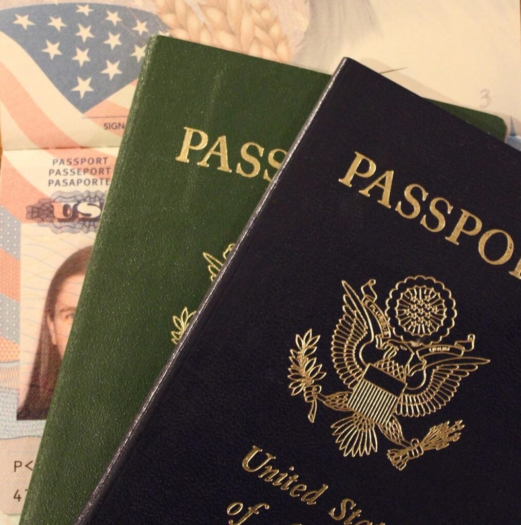 Passport and travel documents representing what to do if a passport is lost in Saudi Arabia