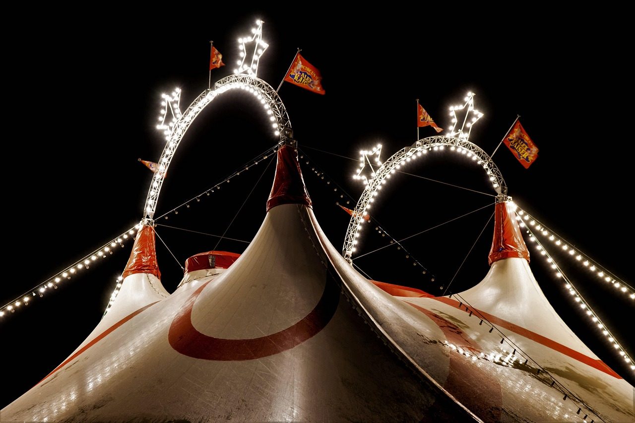 Tents at Mina during the Hajj season with pilgrims moving between sites