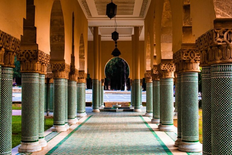 Mosque architecture typical of sites visited during a Ziyarah trip