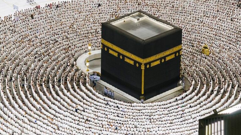 Worshippers gathered at the Grand Mosque marking the Islamic new year